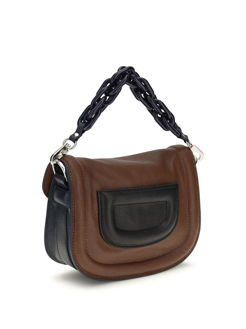 Pierre Hardy Alphaville Shoulder Bag — Navy Goatskin/hircus Goatskin
