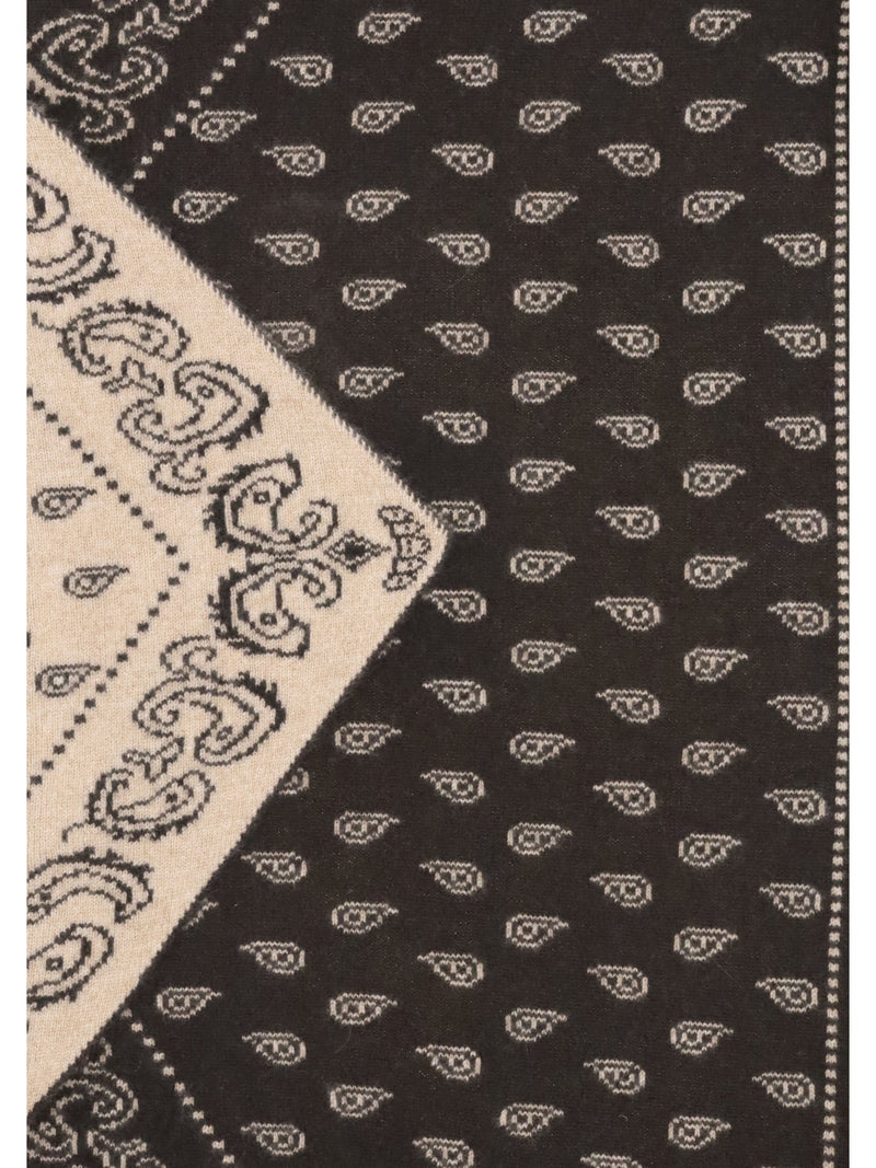 Guest Residence Wild Rag Scarf — Black Kashmir/capra Hircus Scarfs
