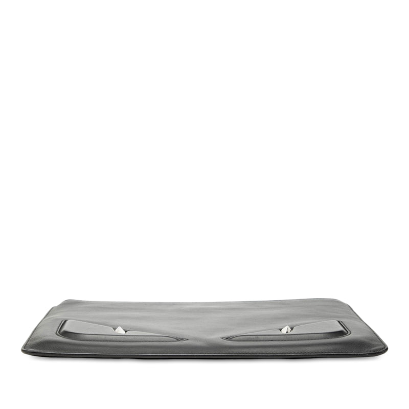 Leather Monster Zip Clutch - Image 3
