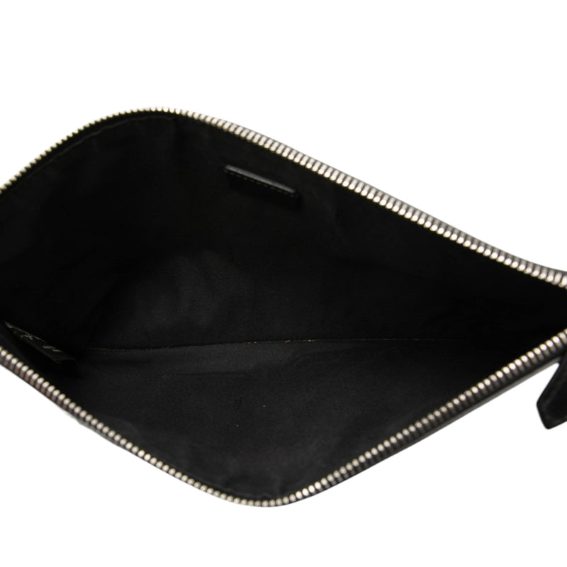 Leather Monster Zip Clutch - Image 4