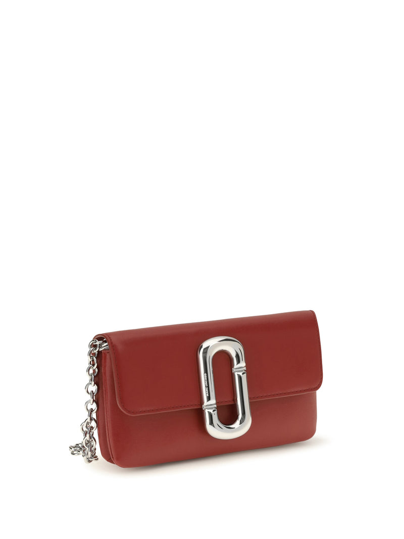 Marc Jacobs Shoulder Bag — Red Calf Leather Bos Taurus
