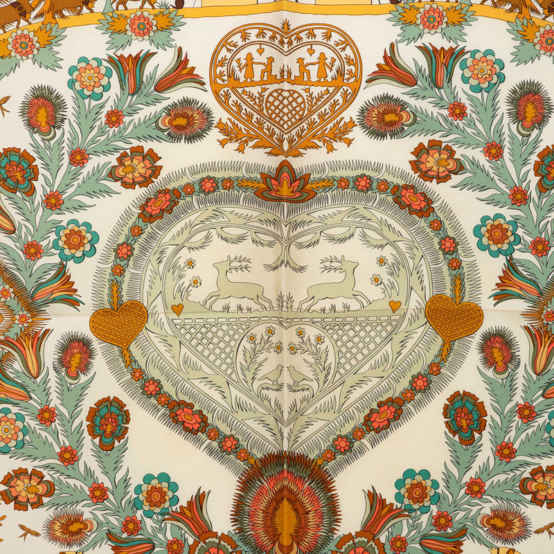 Decoupages Silk Scarf 90 - Image 2