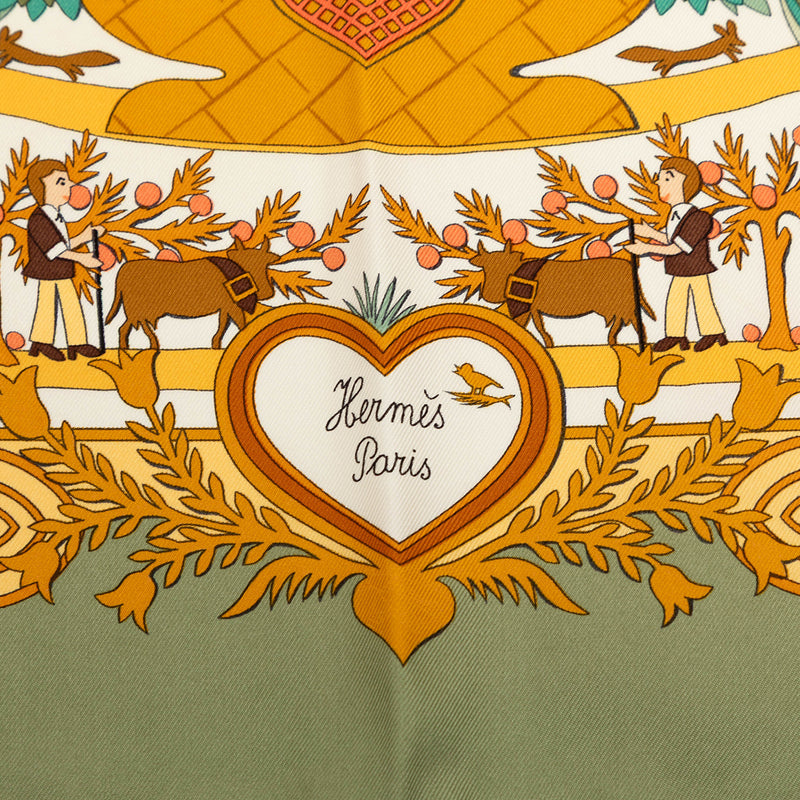 Decoupages Silk Scarf 90 - Image 6