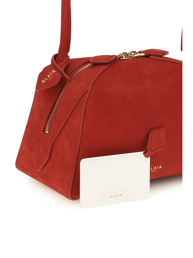 Alaïa Shoulder Bag — Red Calf Leather