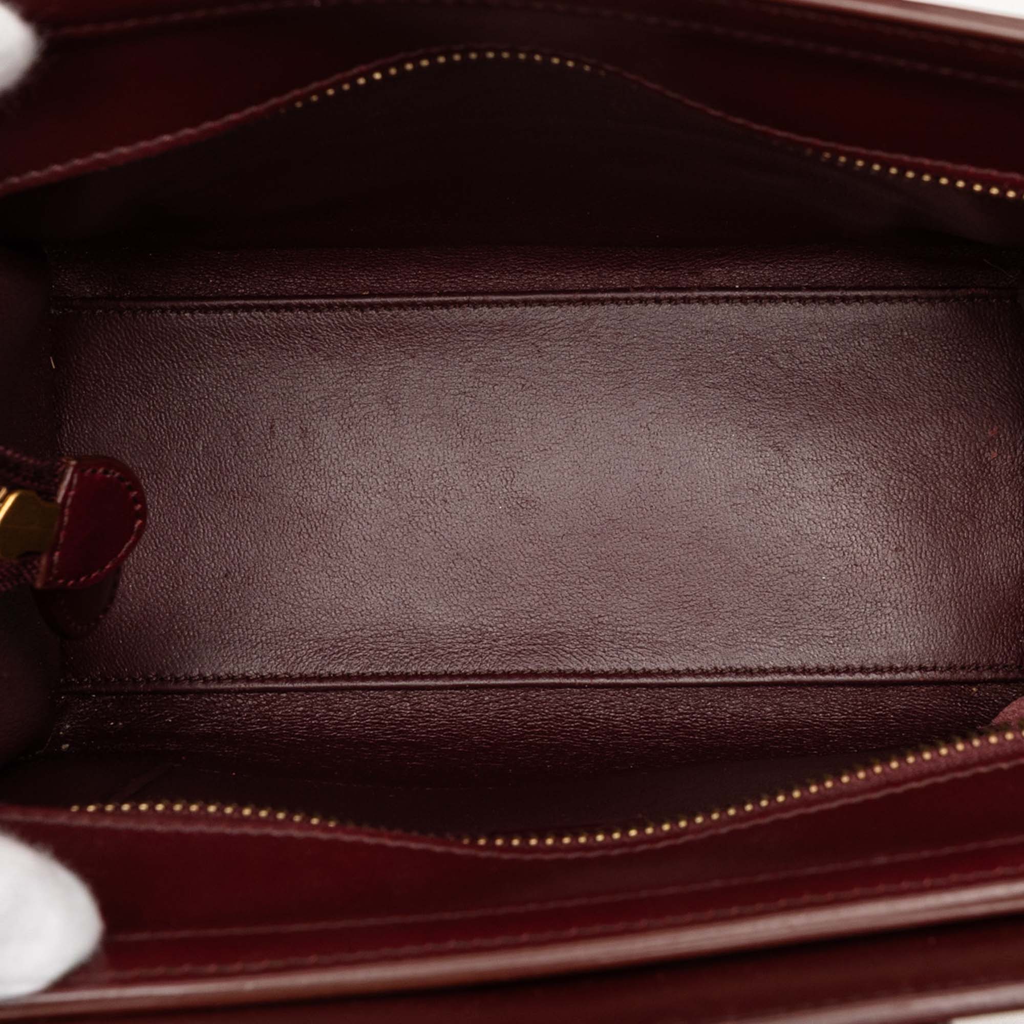 Nano Tricolor Nubuck and Calfskin Luggage Tote - Image 4