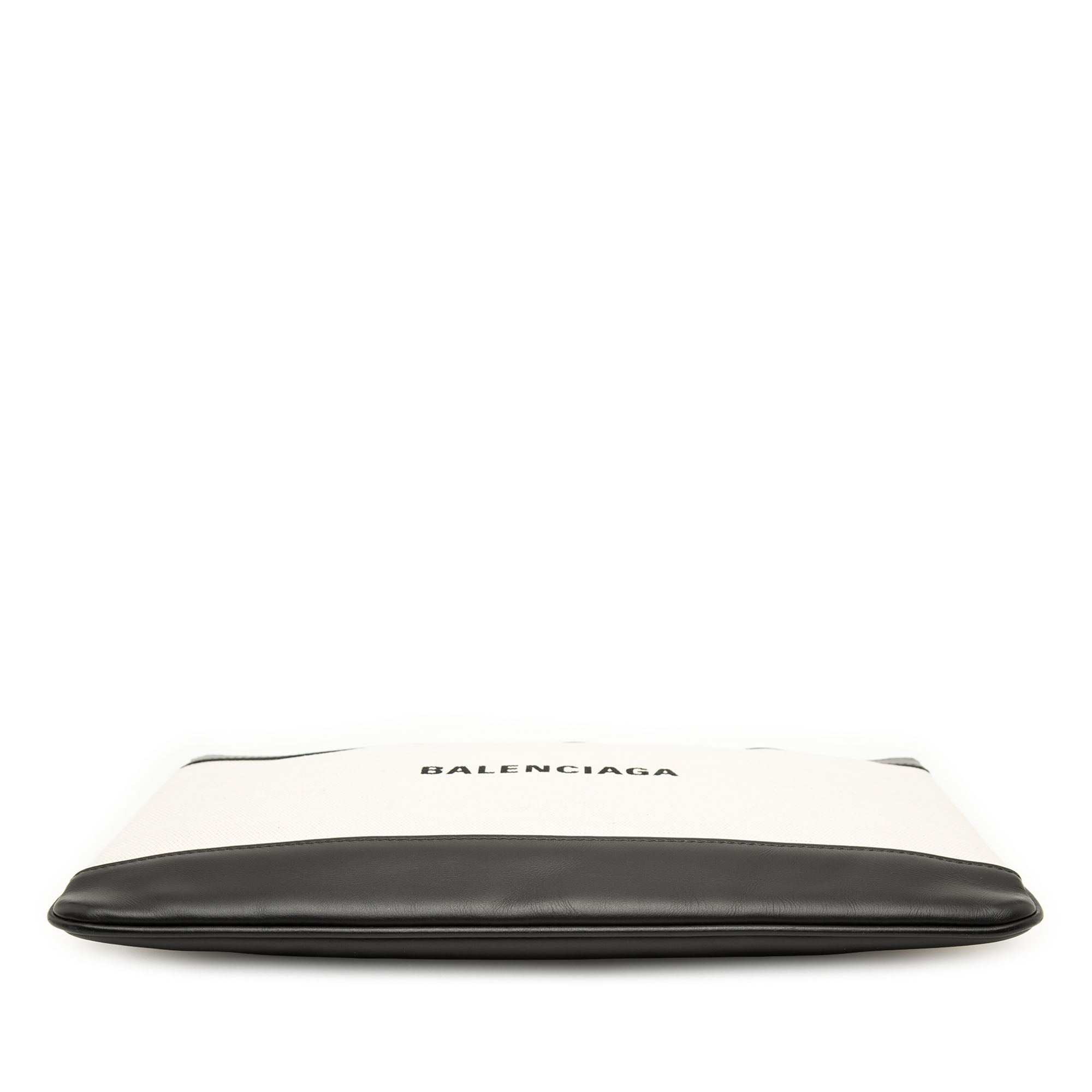 Canvas Navy Clip M Clutch - Image 3