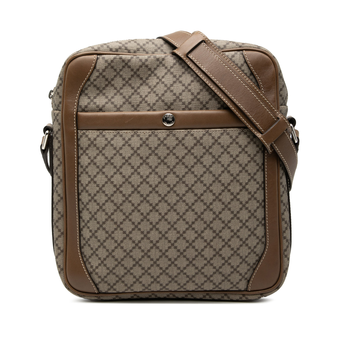Diamante Coated Canvas Zip Crossbody - Image 1