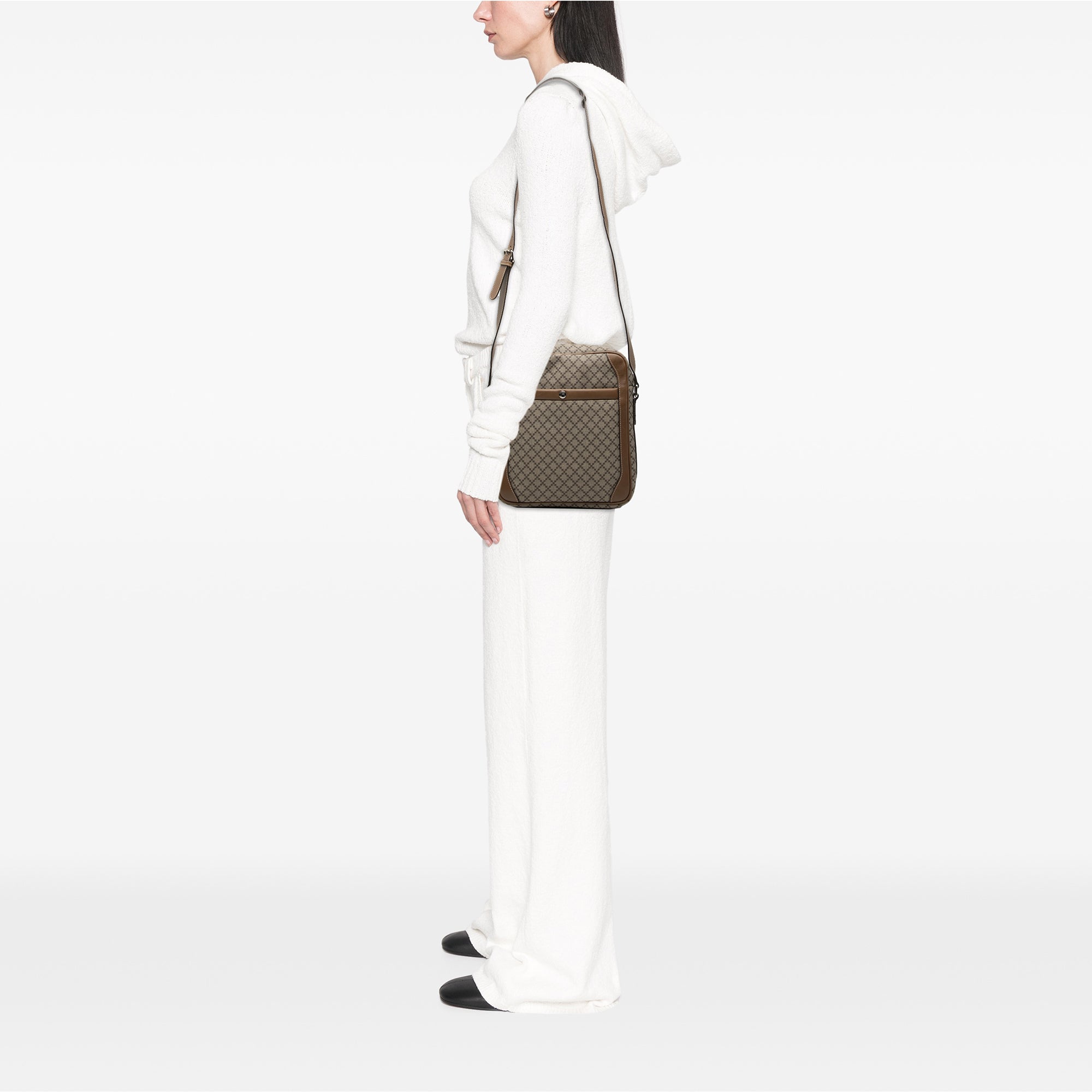 Diamante Coated Canvas Zip Crossbody - Image 7