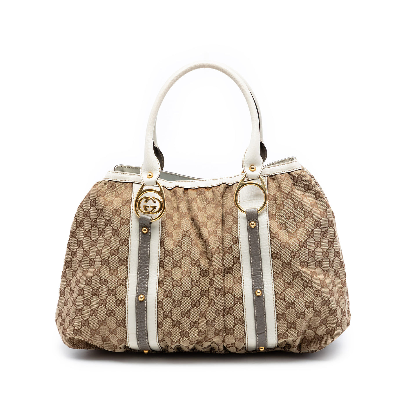 GG Canvas Interlocking G Tote - Image 1