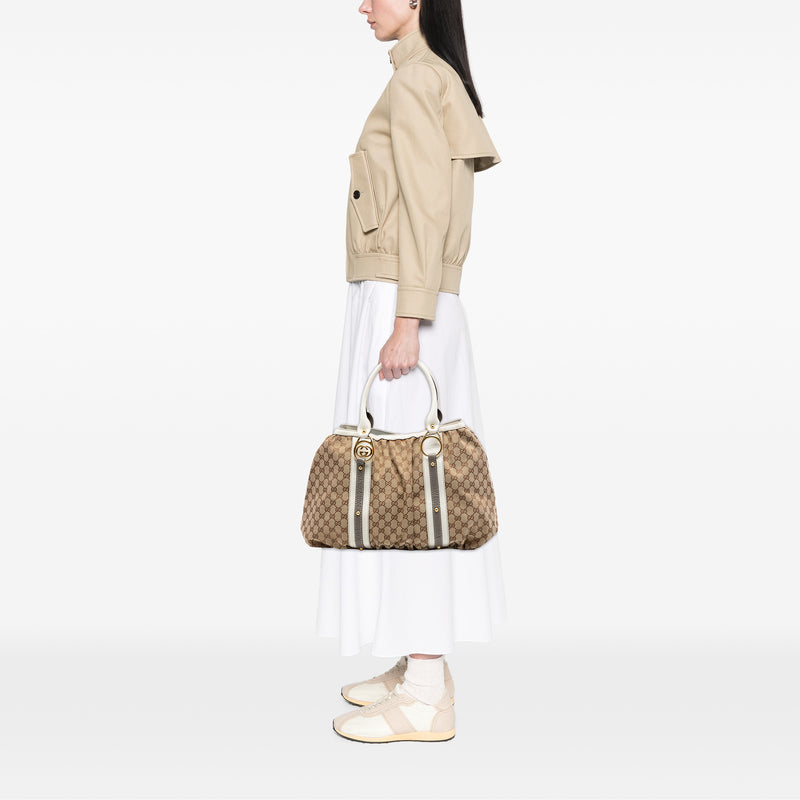 GG Canvas Interlocking G Tote - Image 7