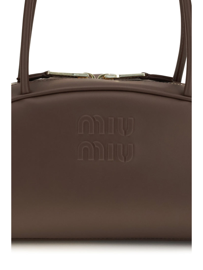 Miu Miu Beau Shoulder Bag — Brown Calf Leather