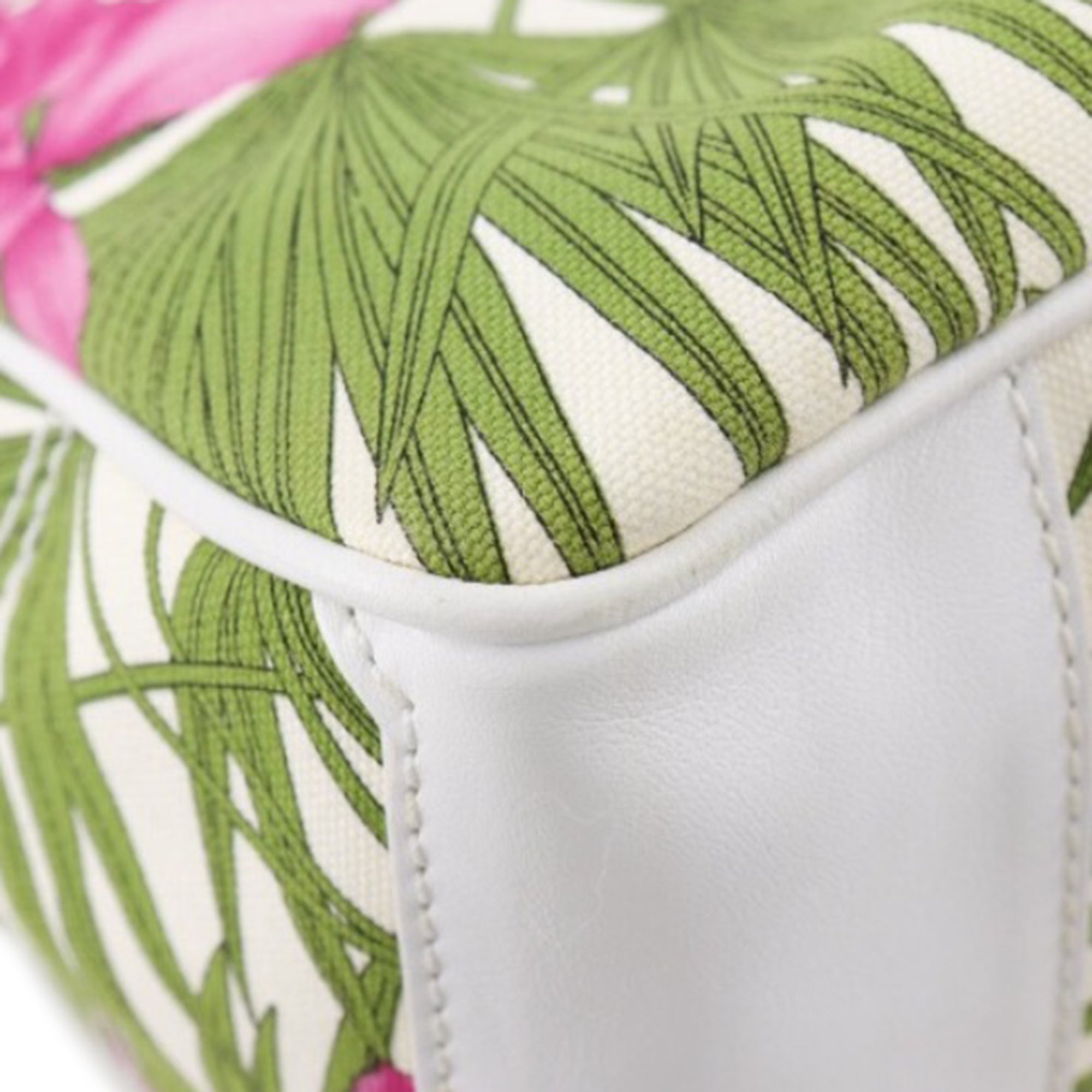Canvas Botanical Print Boogie Handbag - Image 11