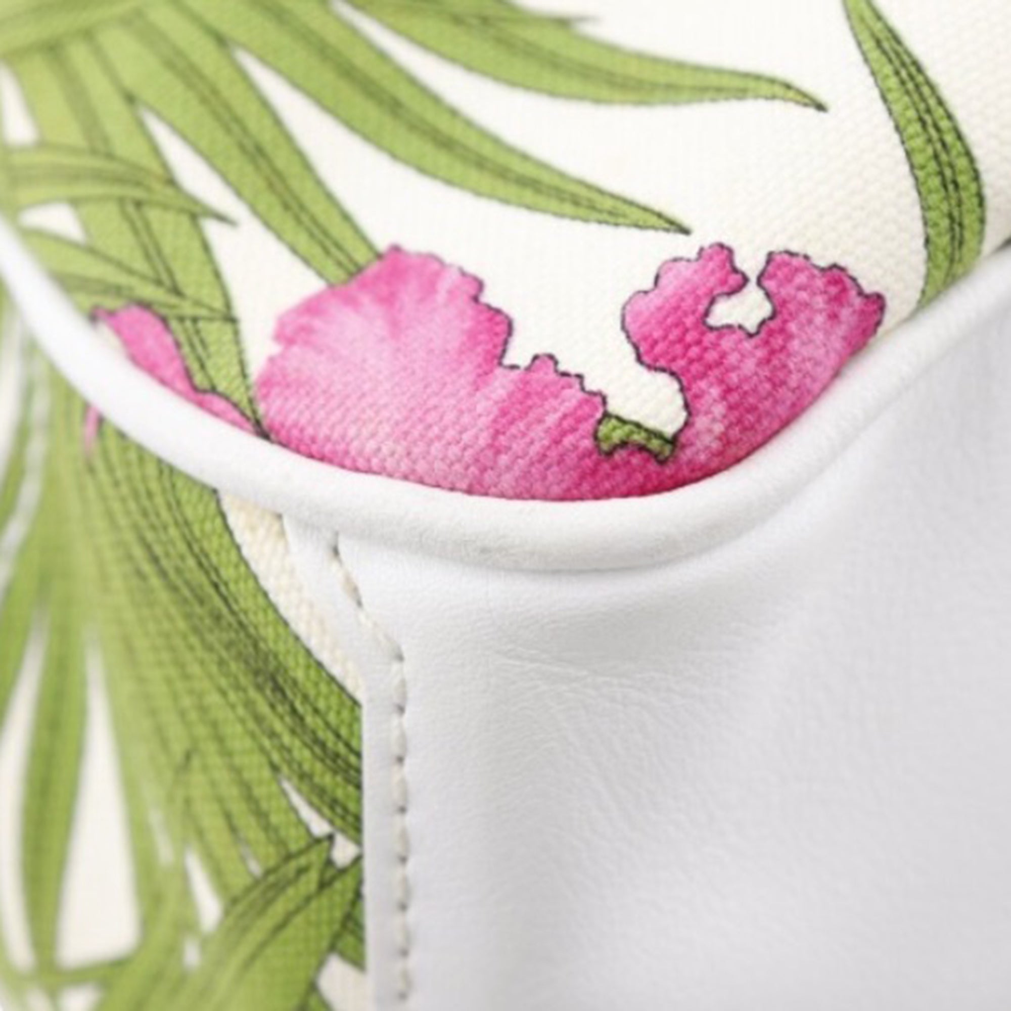 Canvas Botanical Print Boogie Handbag - Image 13