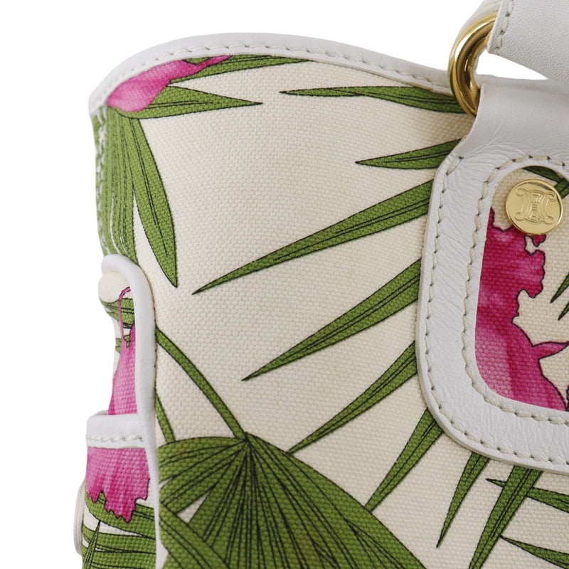 Canvas Botanical Print Boogie Handbag - Image 16
