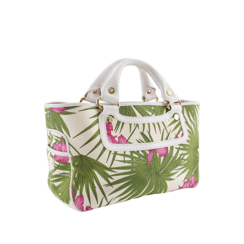Canvas Botanical Print Boogie Handbag - Image 2