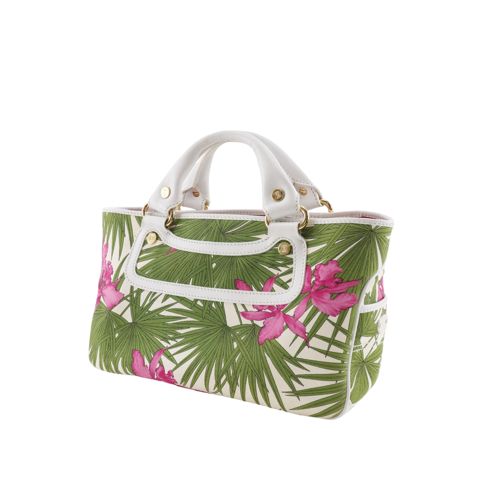 Canvas Botanical Print Boogie Handbag - Image 3