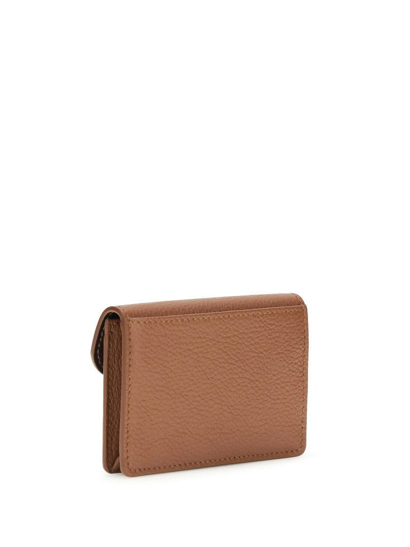 Ferragamo Gancini Wallet — Brown Calf Leather & Purses