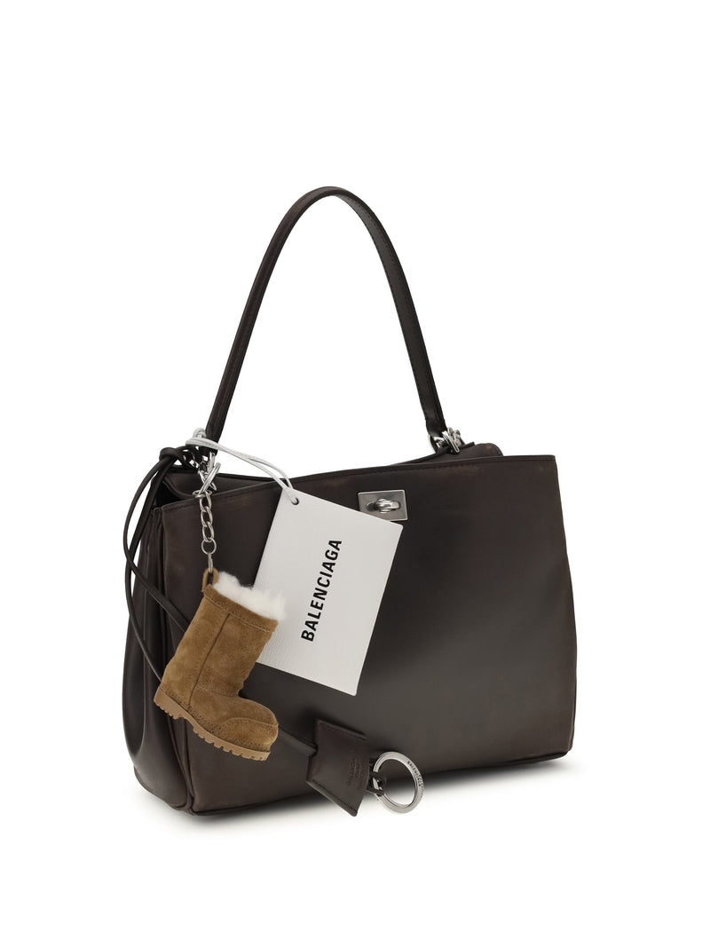 Balenciaga Rodeo Shoulder Bag — Brown Calf Leather (bos Taurus)