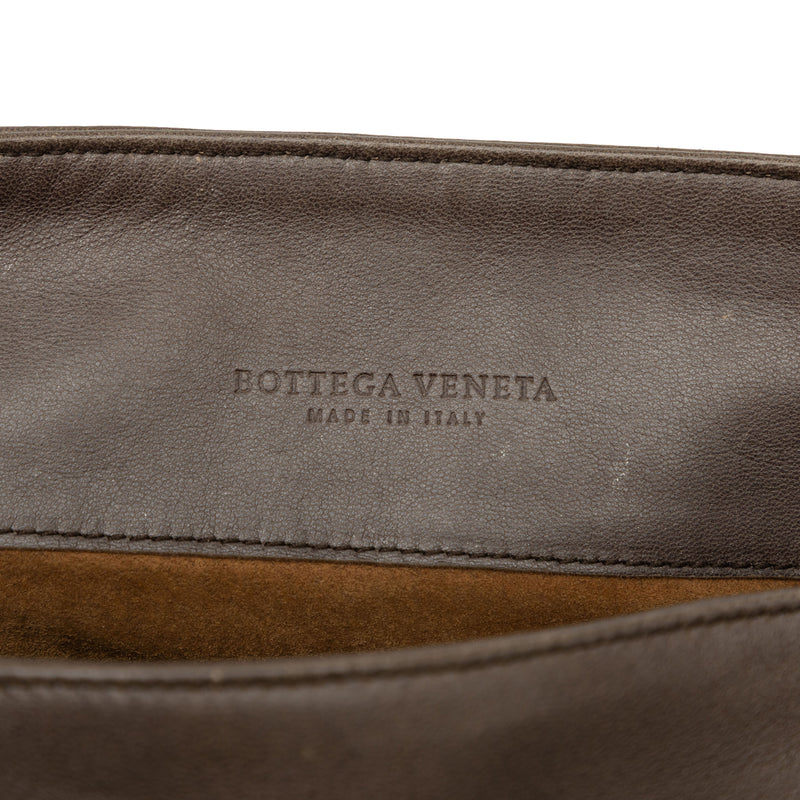 Intrecciato Trimmed Nappa Napoli Handbag - Image 5