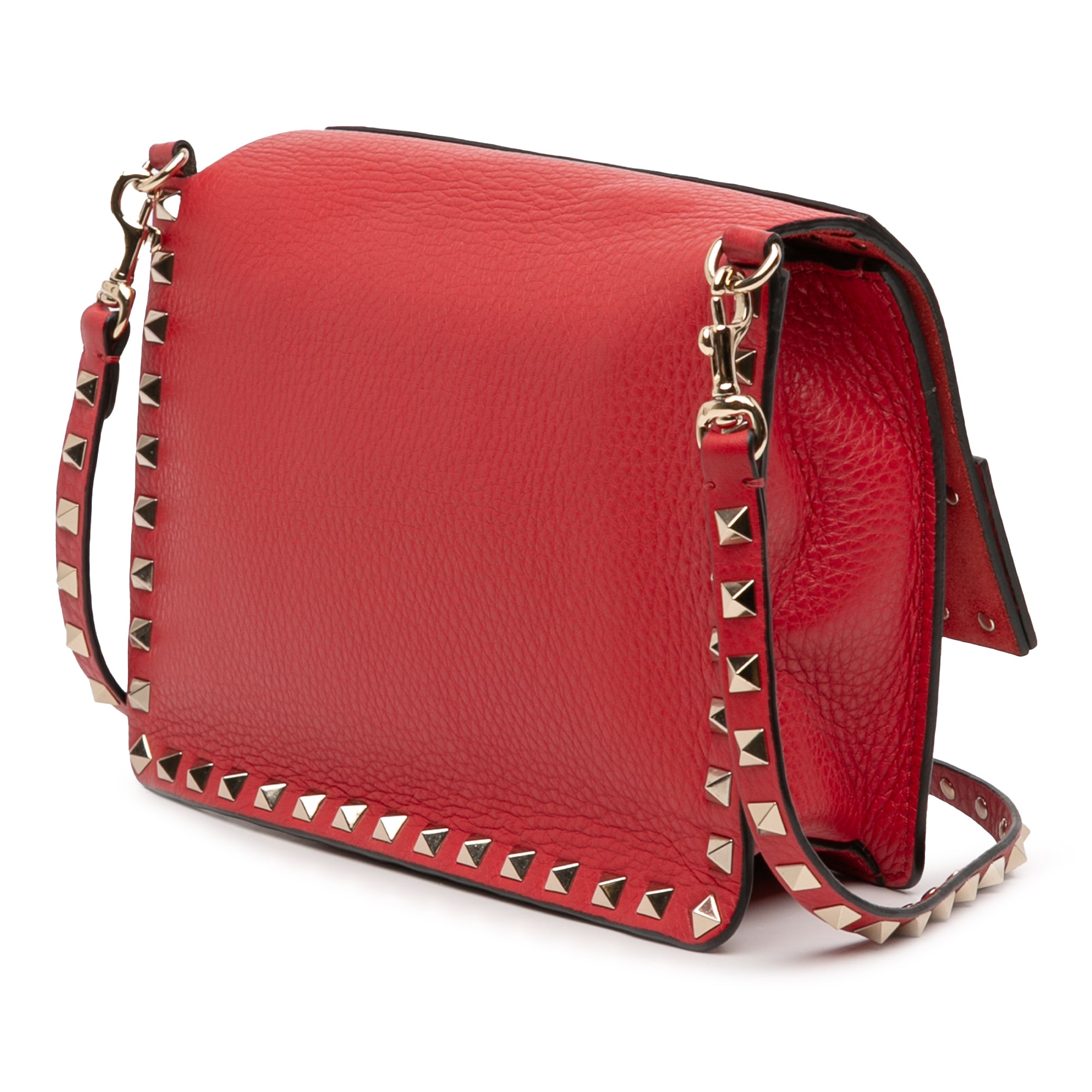 Small Grained Calfskin Rockstud Crossbody - Image 2