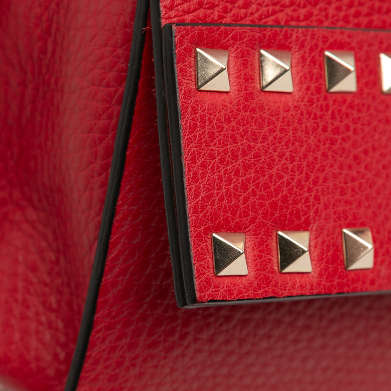 Small Grained Calfskin Rockstud Crossbody - Image 7
