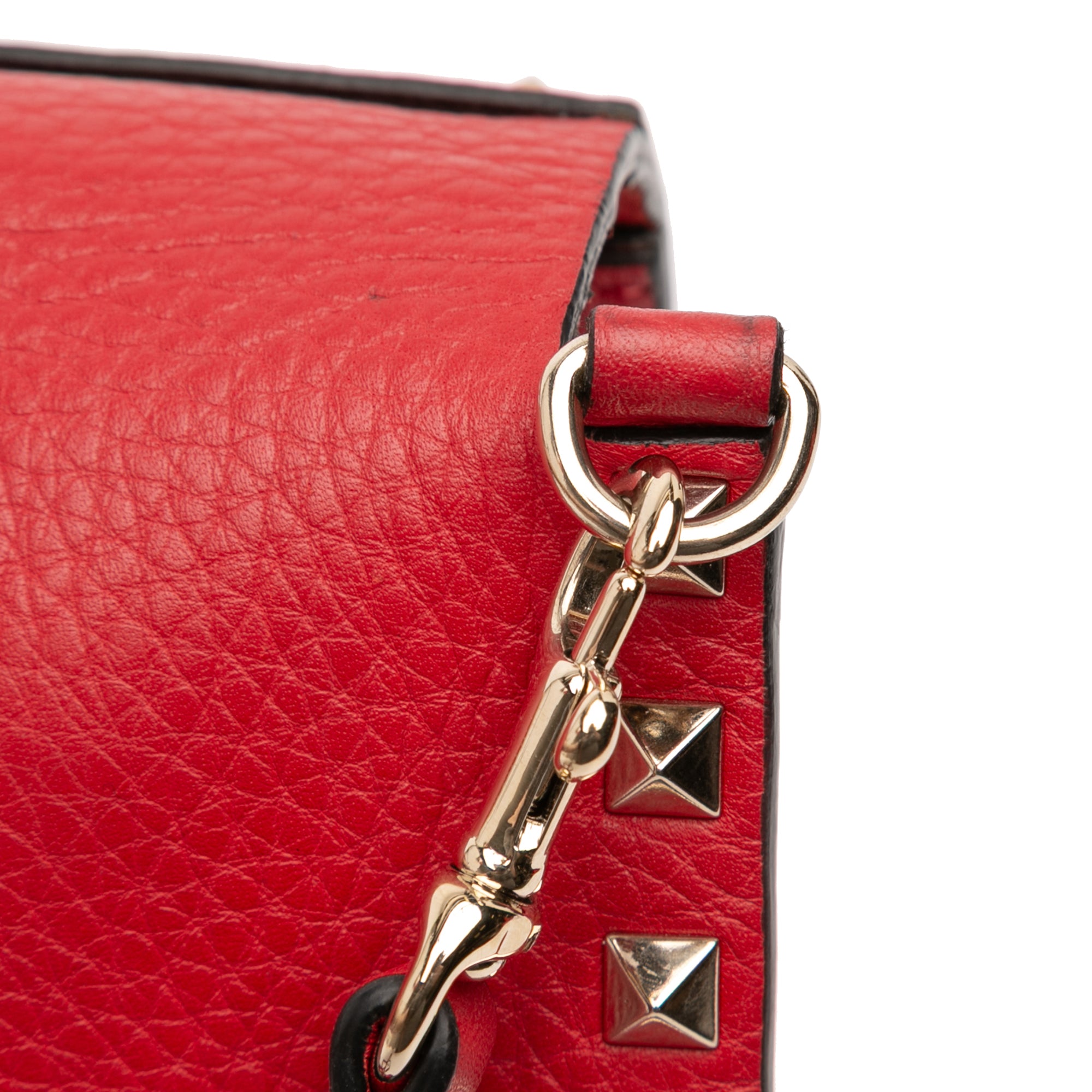 Small Grained Calfskin Rockstud Crossbody - Image 8