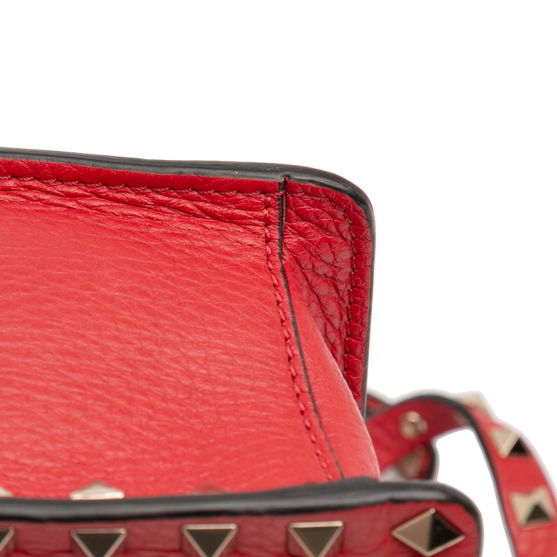 Small Grained Calfskin Rockstud Crossbody - Image 9