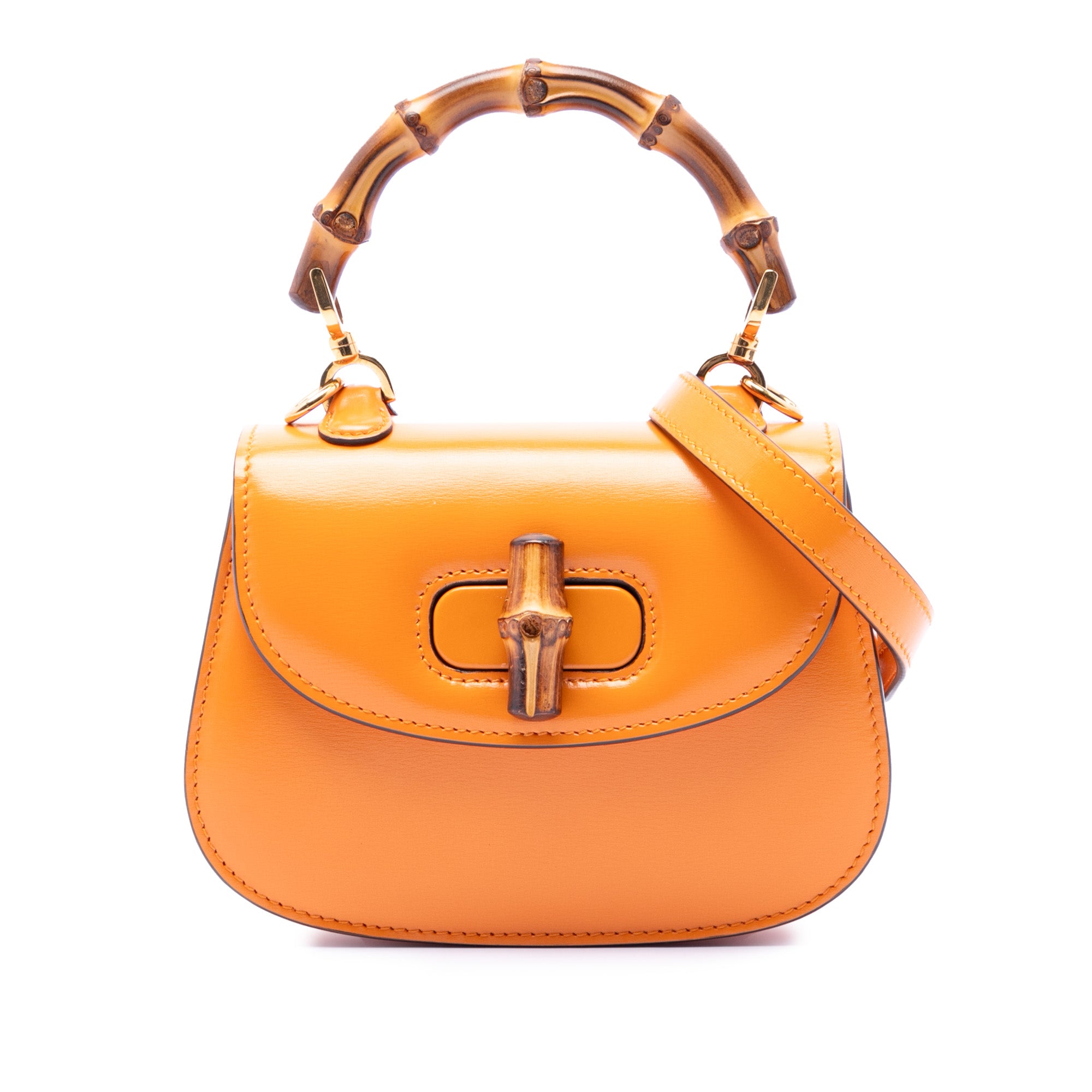 Mini Calfskin 1947 Bamboo Top Handle Bag - Image 1