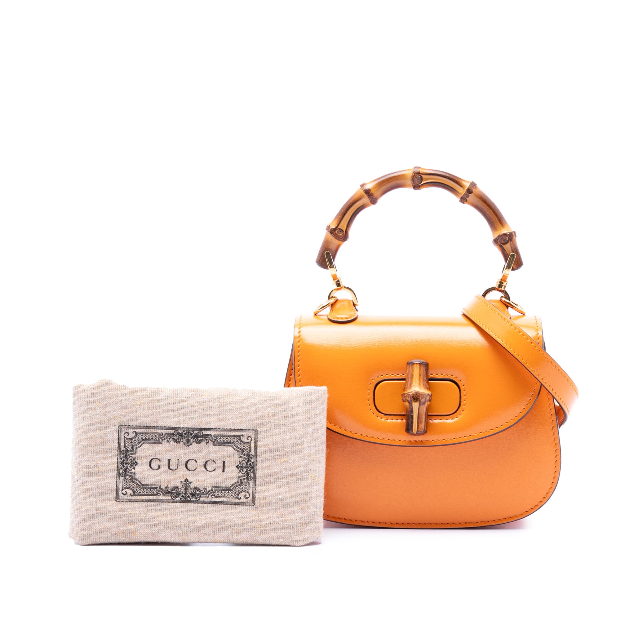 Mini Calfskin 1947 Bamboo Top Handle Bag - Image 7