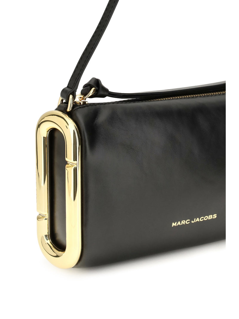 Marc Jacobs Juliette Shoulder Bag — Black Calf Leather Bos Taurus