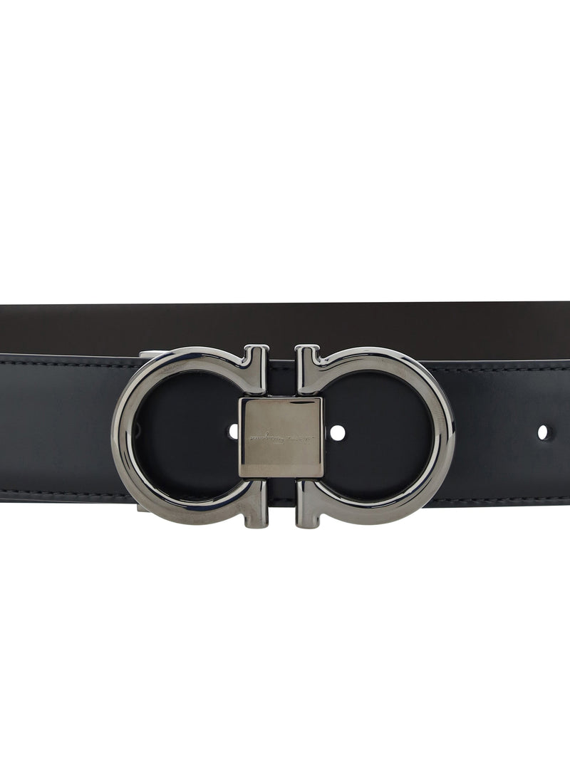 Ferragamo Belt — Black Calf Leather Bos Taurus