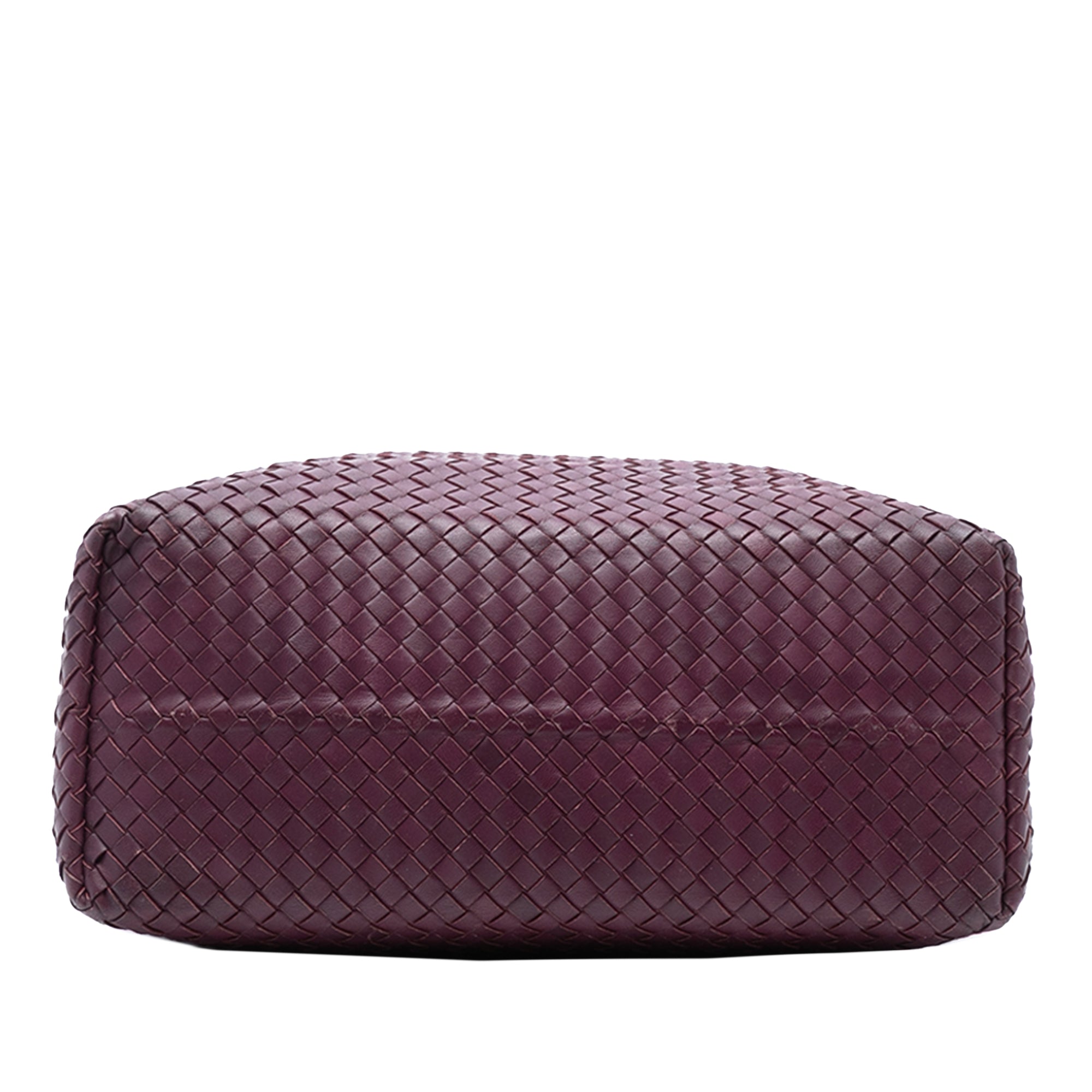 Bicolor Nappa Intrecciato Belt Strap Tote - Image 3