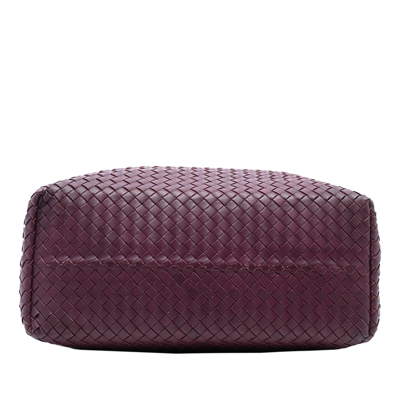 Bicolor Nappa Intrecciato Belt Strap Tote - Image 3