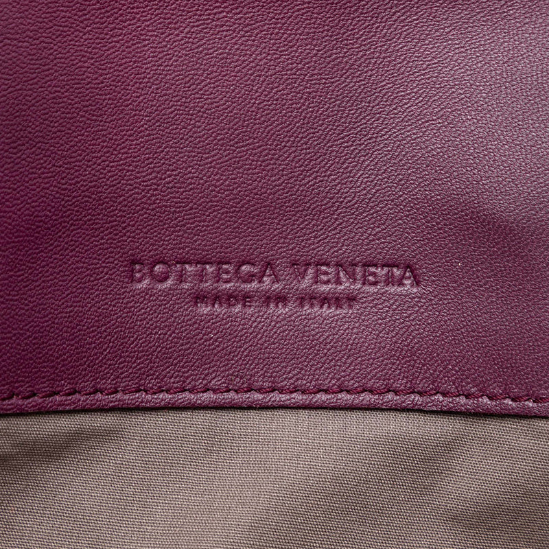Bicolor Nappa Intrecciato Belt Strap Tote - Image 5