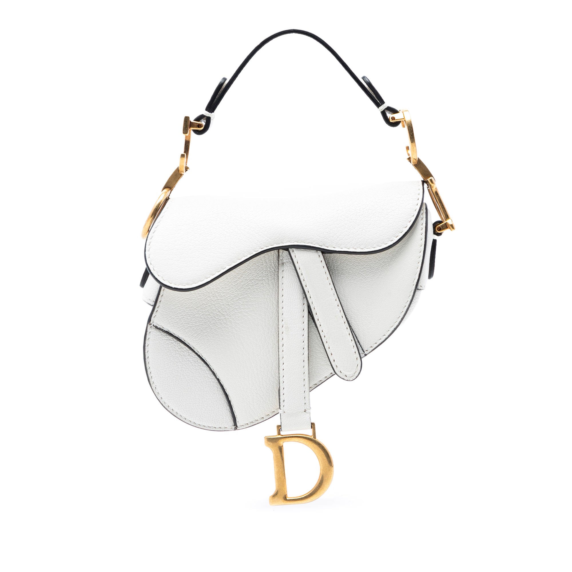 Micro Goatskin Saddle Bag - Image 1
