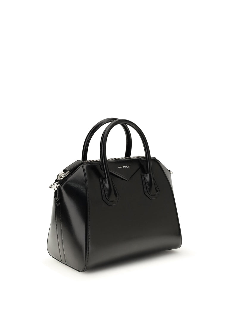 Givenchy Antigona Top Handle Bag — Black Calf Leather Bos Taurus