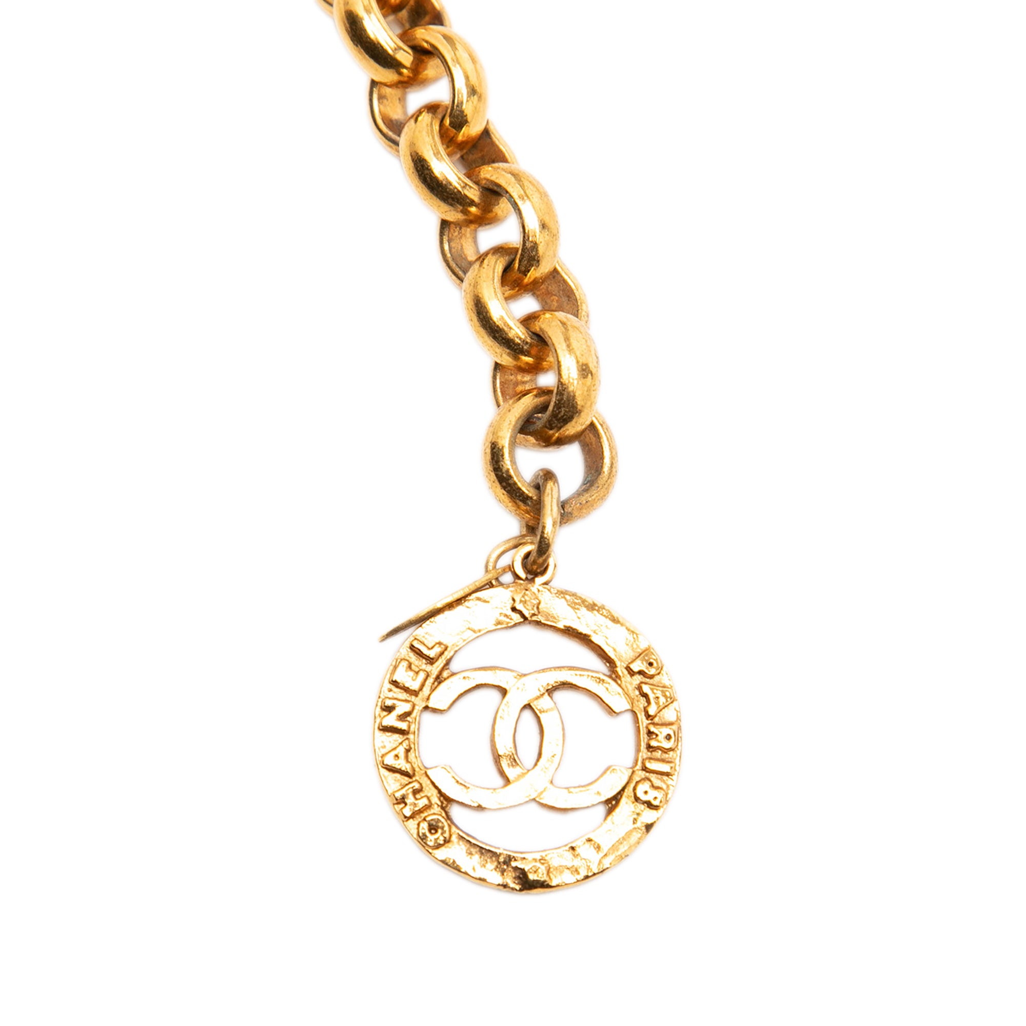 CC Gold Plated Medallion Chain Belt - Image 2