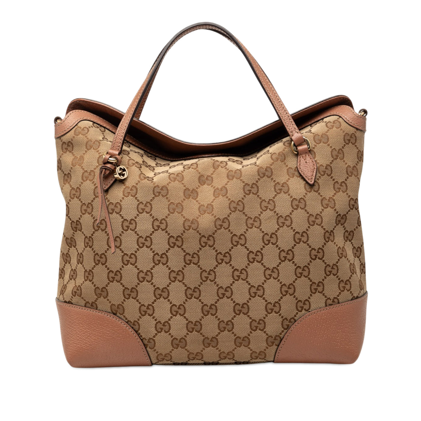 Medium GG Canvas Bree Fold Over Tote - Image 1