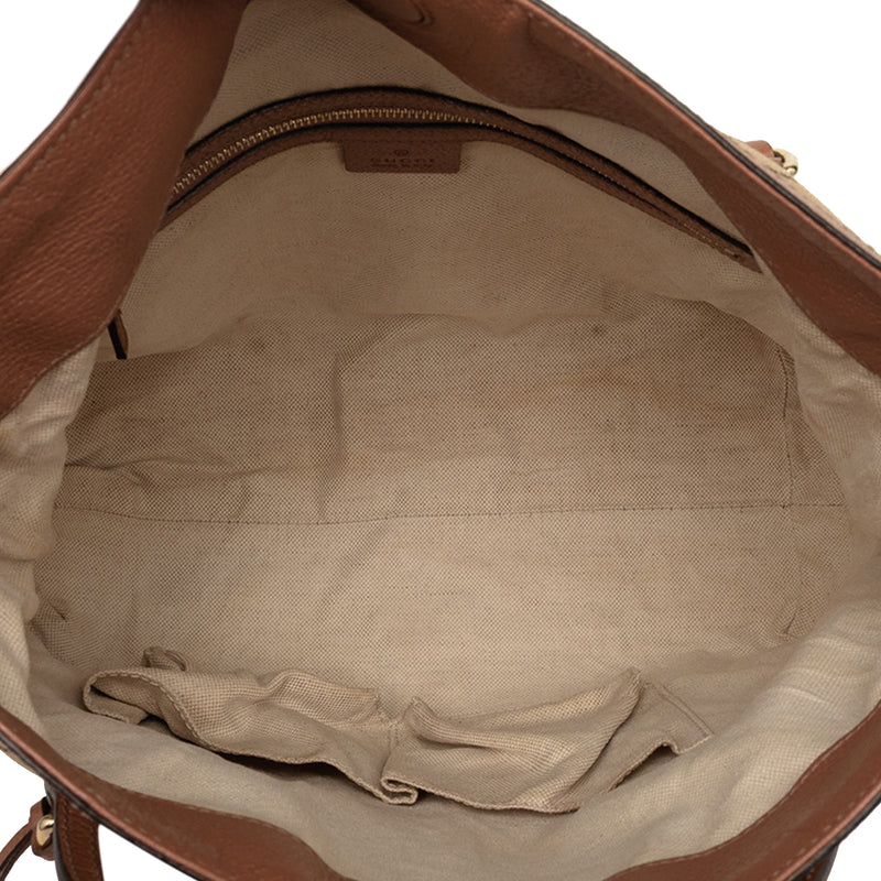 Medium GG Canvas Bree Fold Over Tote - Image 4