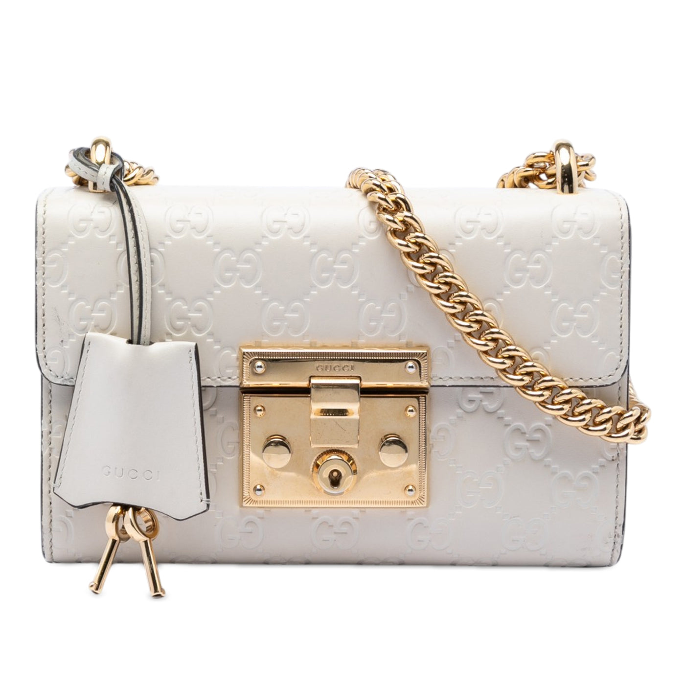 Small Guccissima Padlock Crossbody - Image 1