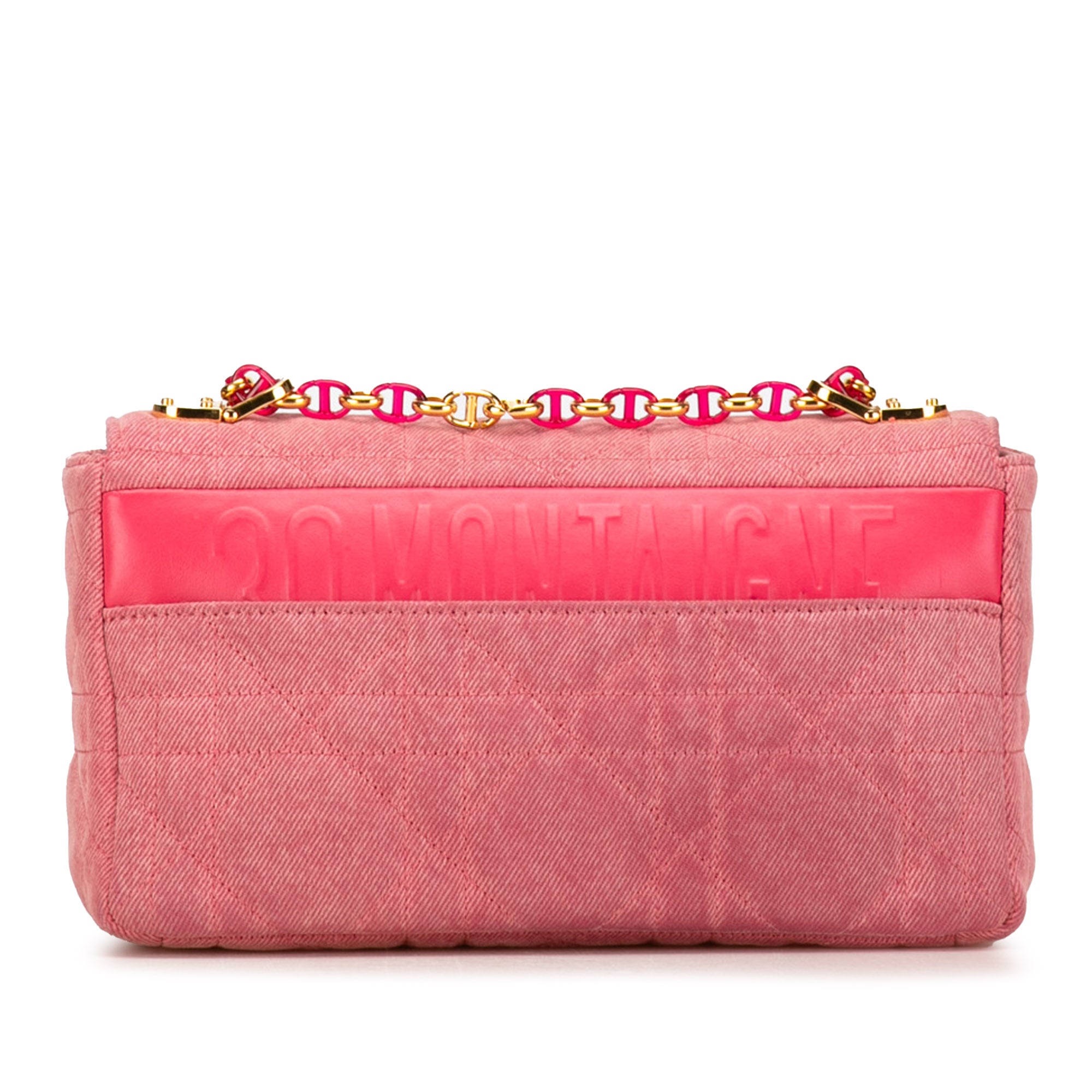 Medium Denim Macrocannage Caro Bag - Image 3