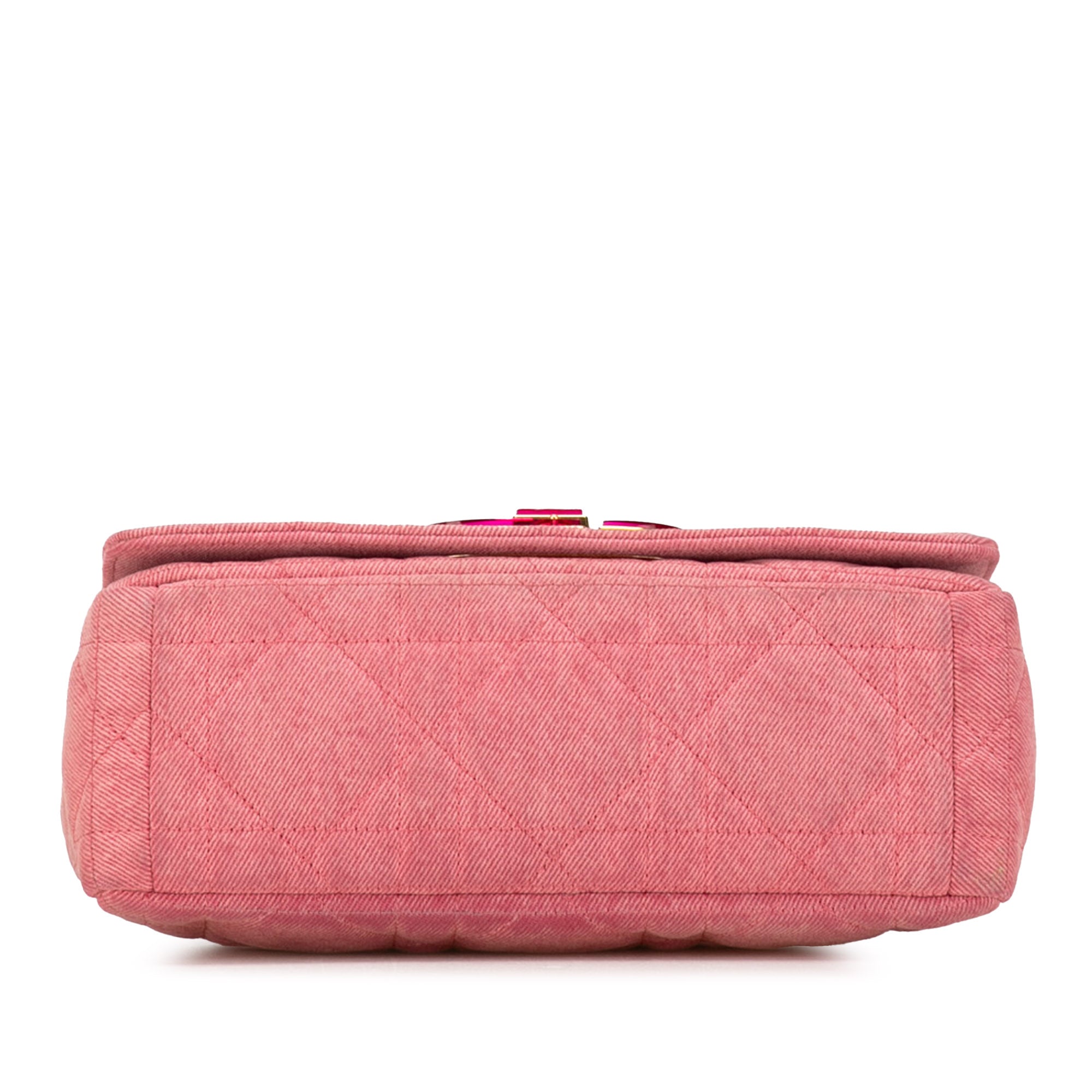 Medium Denim Macrocannage Caro Bag - Image 4