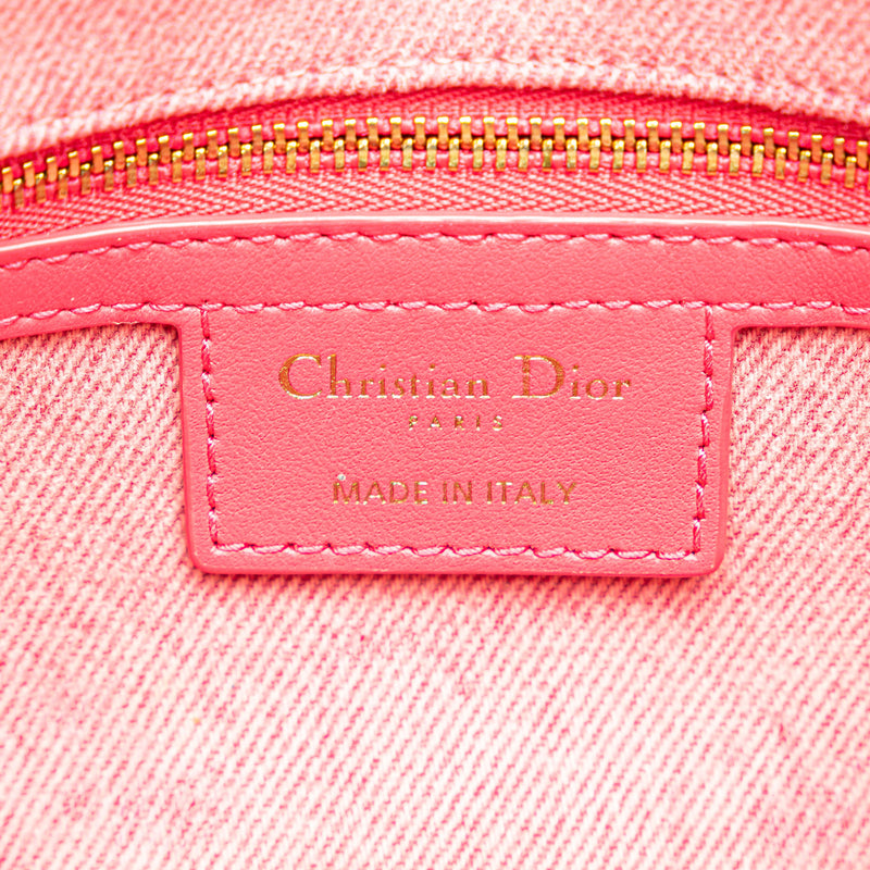 Medium Denim Macrocannage Caro Bag - Image 6