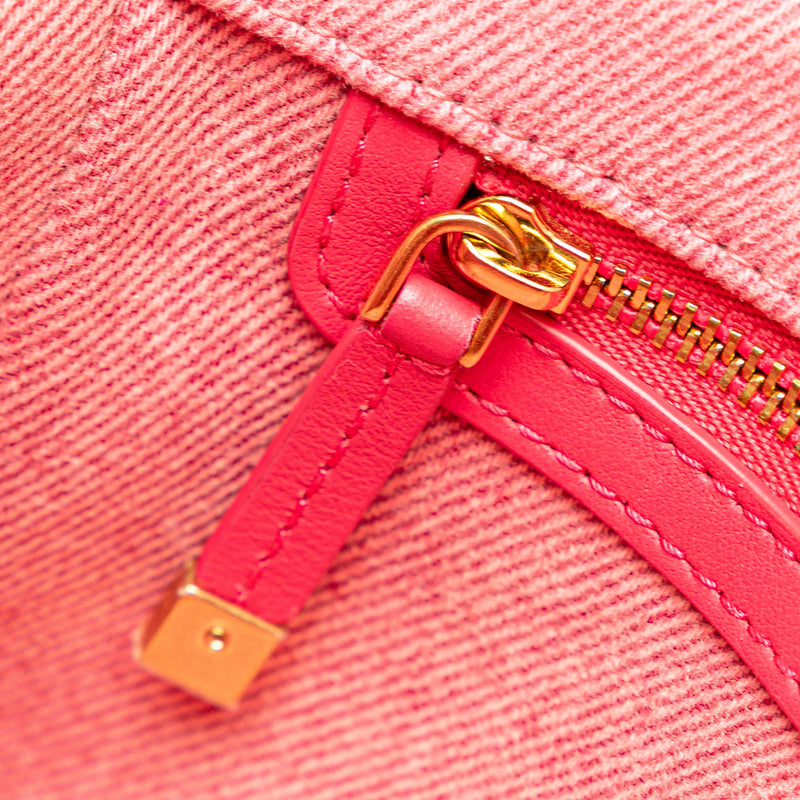 Medium Denim Macrocannage Caro Bag - Image 8