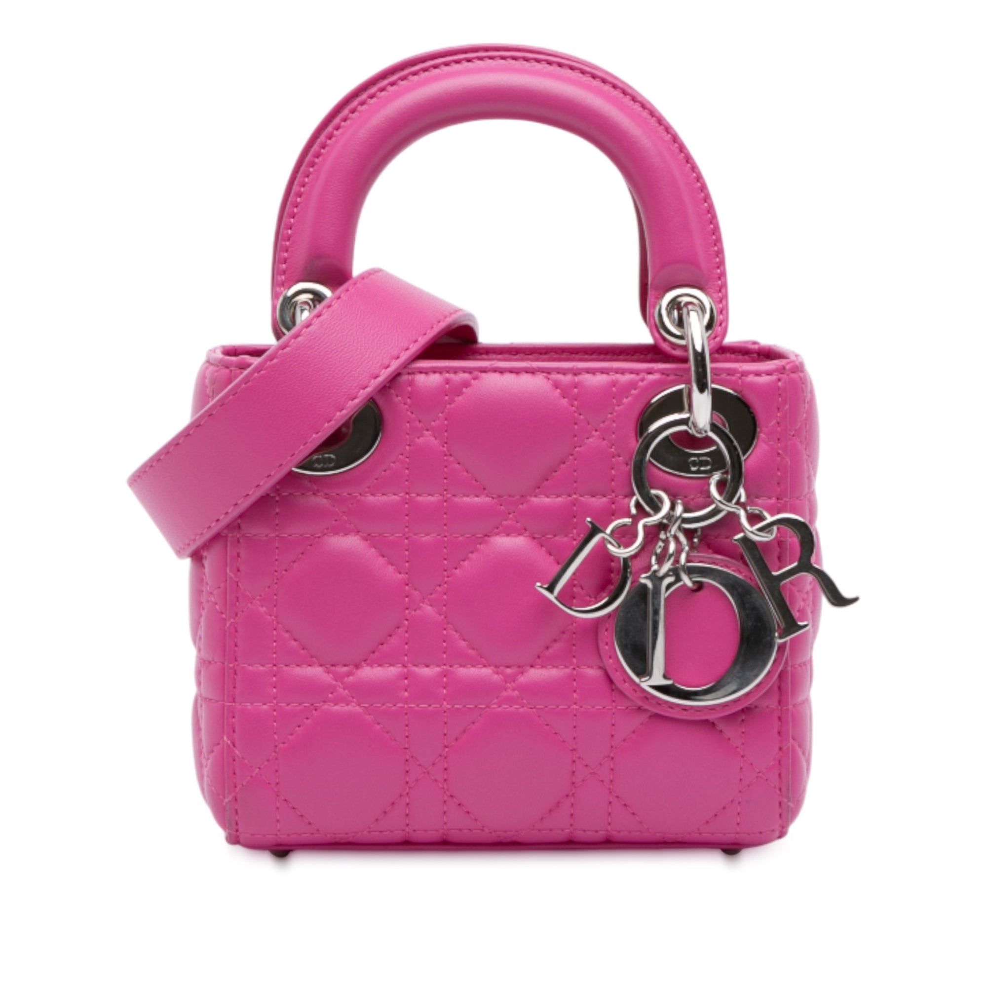 Mini Lambskin Cannage Lady Dior - Image 1