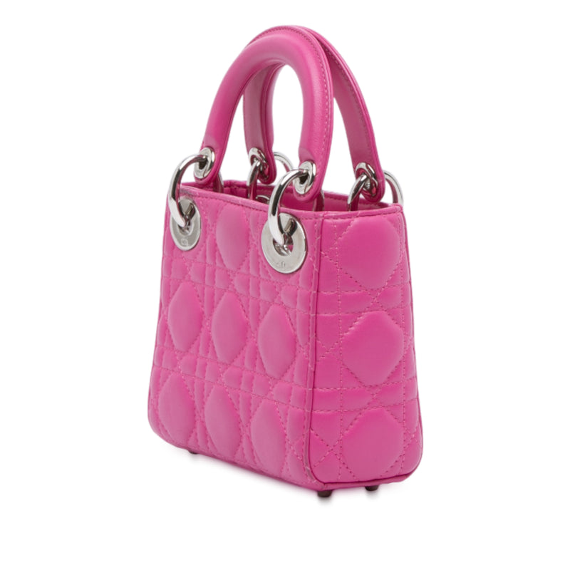 Mini Lambskin Cannage Lady Dior - Image 2