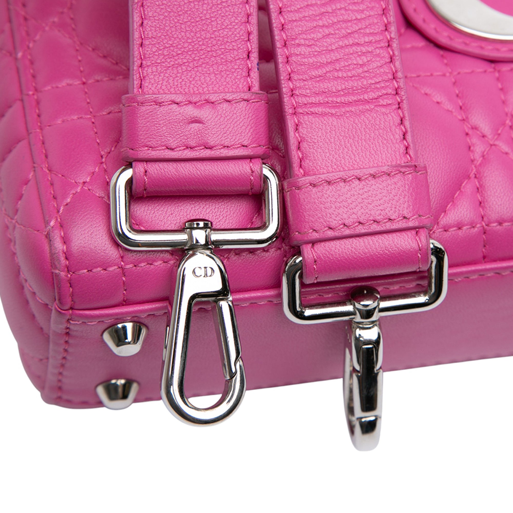 Mini Lambskin Cannage Lady Dior - Image 7