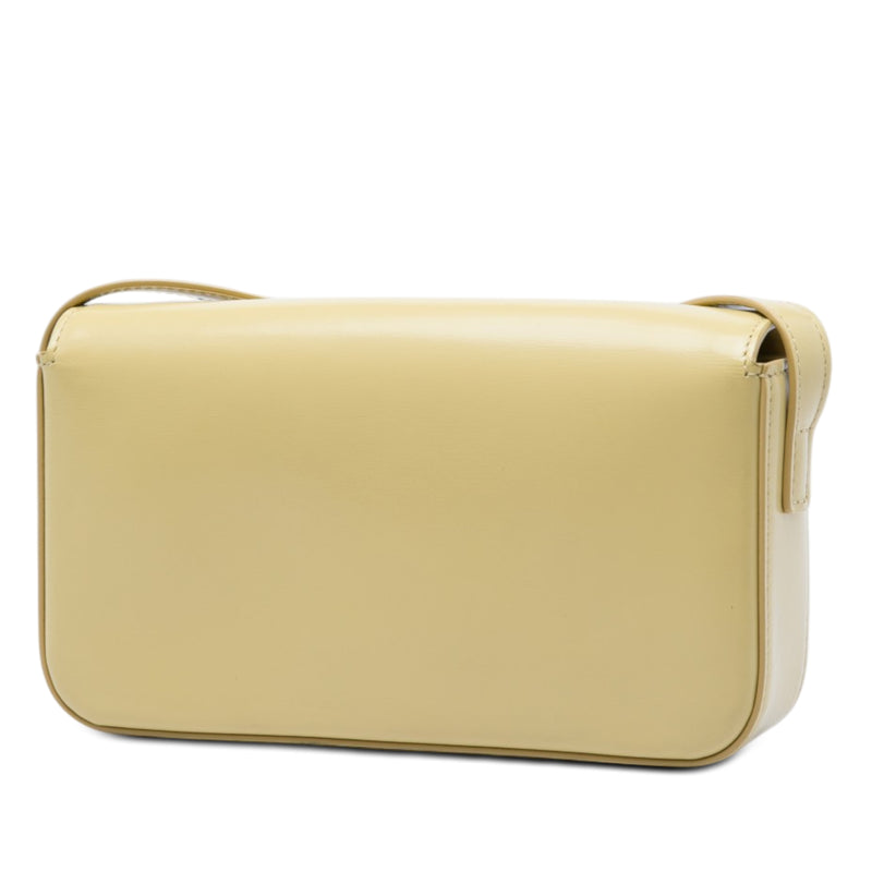 Shiny Calfskin Triomphe Claude Shoulder Bag - Image 2