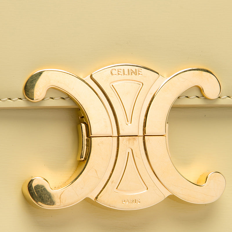 Shiny Calfskin Triomphe Claude Shoulder Bag - Image 6