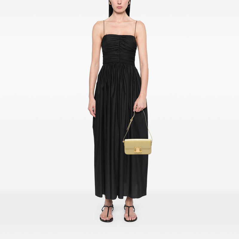 Shiny Calfskin Triomphe Claude Shoulder Bag - Image 7